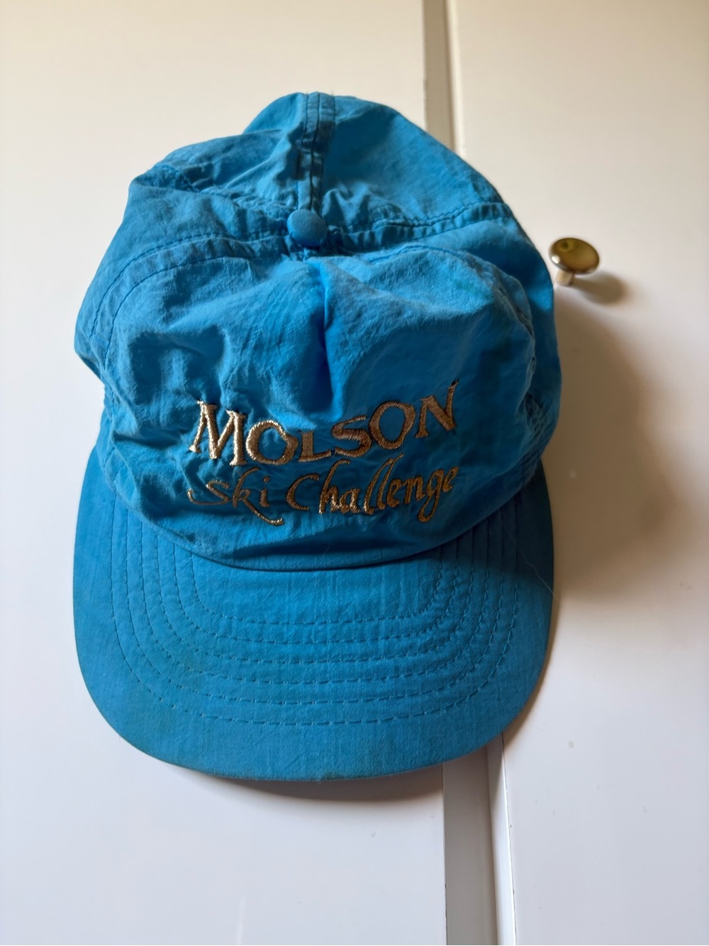 Molson Ski Challenge Vintage Blue Cap